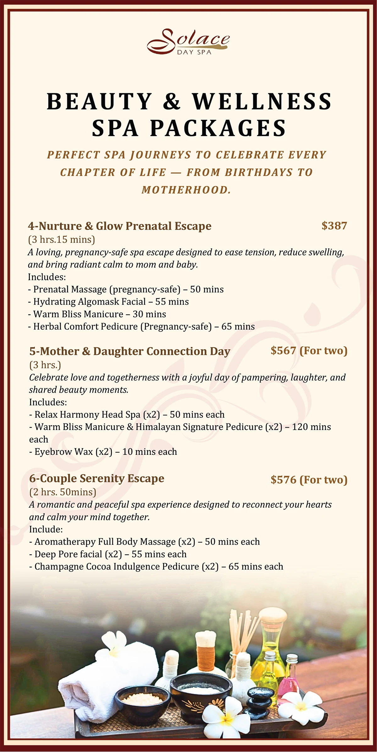 Beauty & Wellness Spa Packages